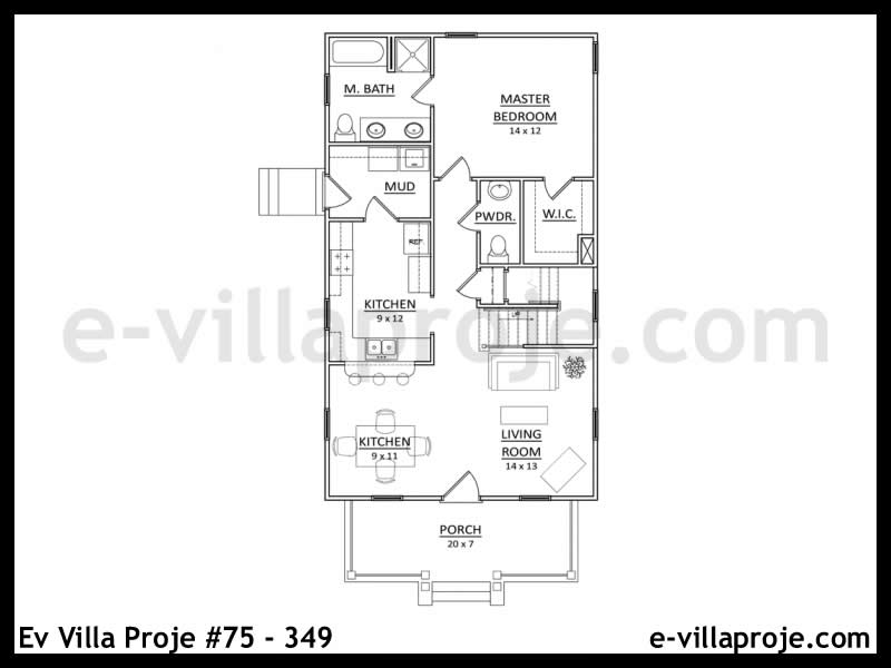Model 75-349 — 124 m², 2 storeys thumbnail 2