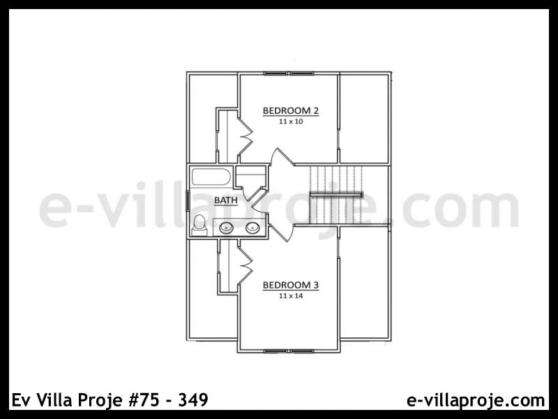 Model 75-349 — 124 m², 2 storeys thumbnail 3