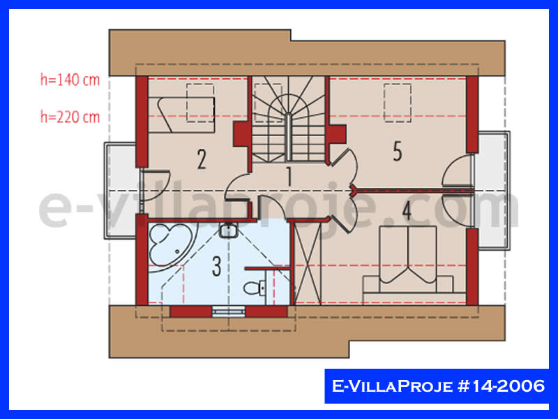 Model 14-2006 — 124 m², 2 storeys thumbnail 3
