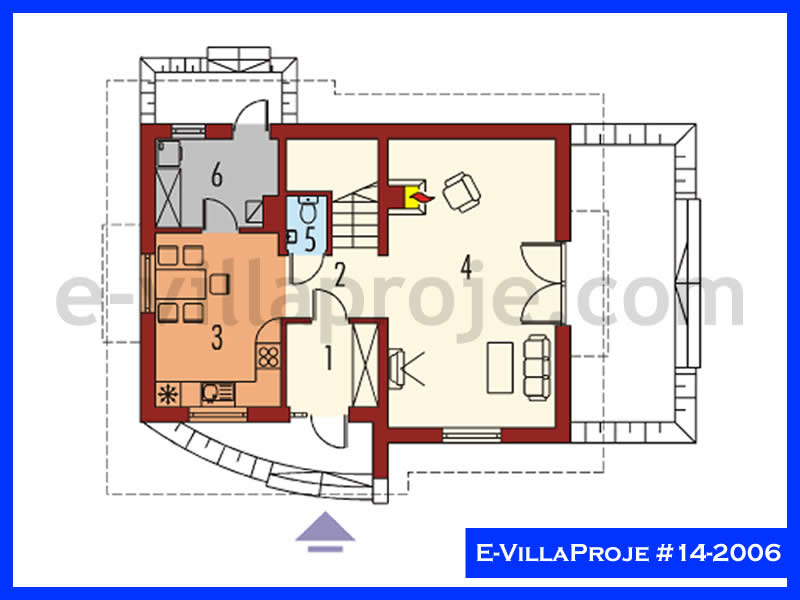 Model 14-2006 — 124 m², 2 storeys thumbnail 2