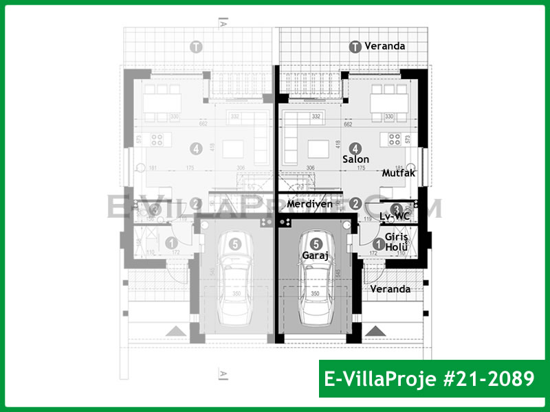 Model 21-2089 — 125 m², 2 storeys thumbnail 2