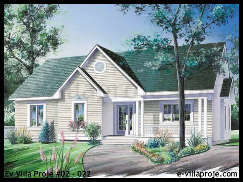 Model 02-022 — 125 m², 1 storey - 02-022