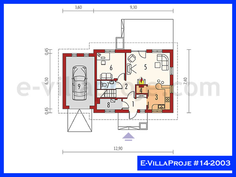 Model 14-2003 — 127 m², 2 storeys thumbnail 2