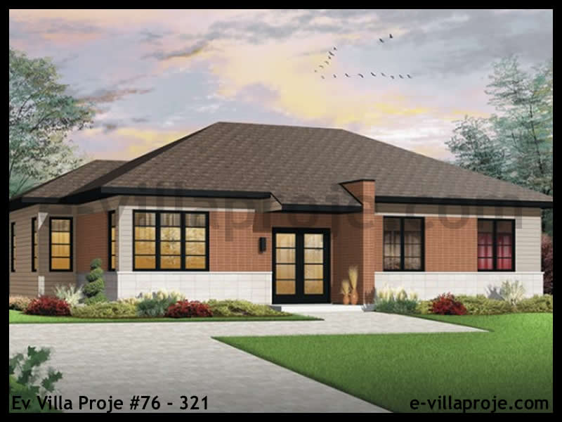Model 76-321 — 127 m², 1 storey - 76-321