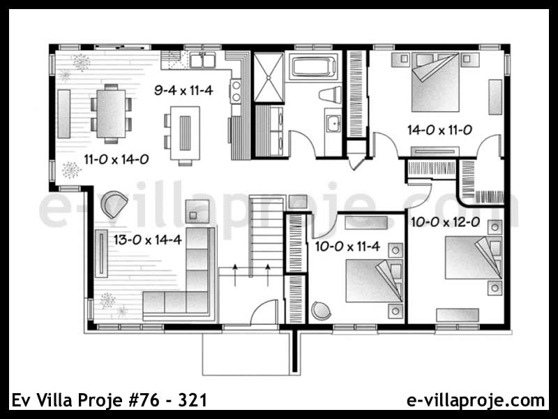 Model 76-321 — 127 m², 1 storey thumbnail 2