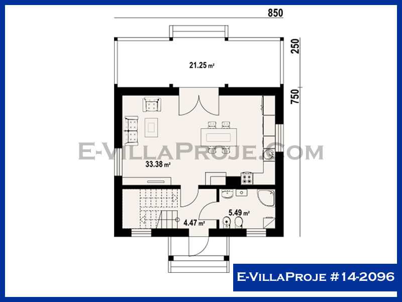 Model 14-2096 — 128 m², 2 storeys thumbnail 2