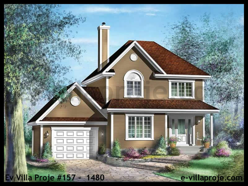 Model 157-1480 — 128 m², 2 storeys - 157-1480