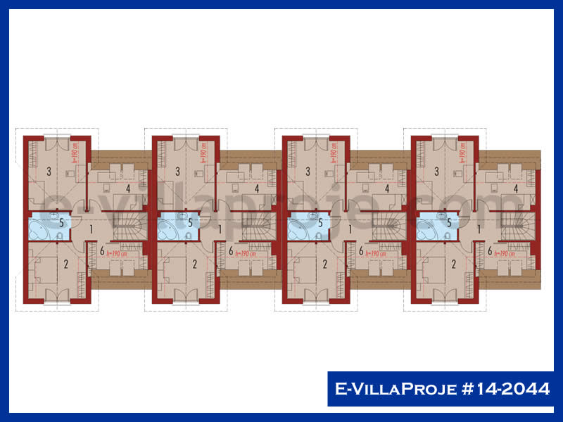 Model 14-2044 — 128 m², 2 storeys thumbnail 3