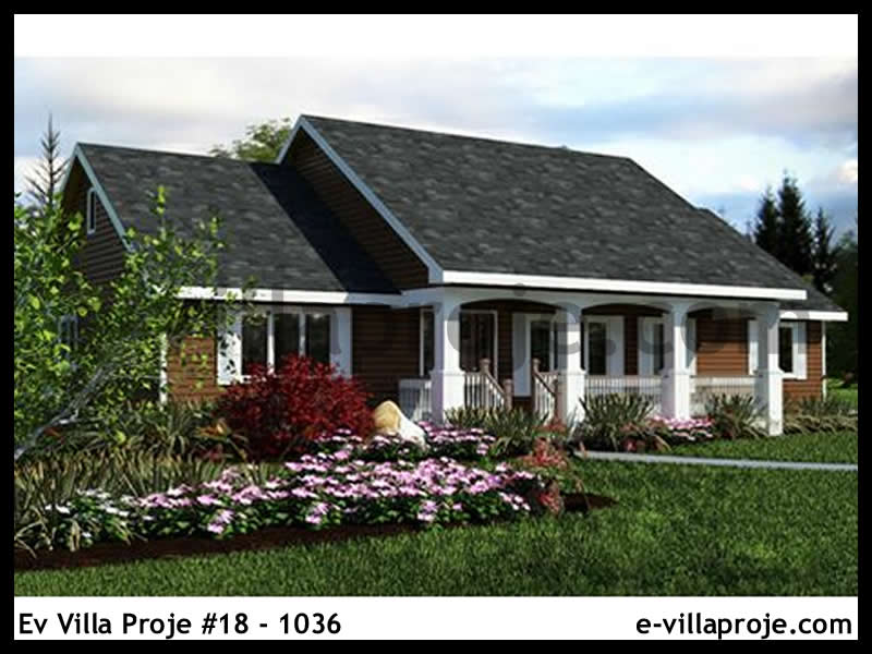 Model 18-1036 — 128 m², 1 storey - 18-1036