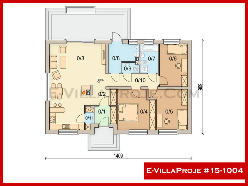 Model 15-1004 — 128 m², 1 storey thumbnail 2