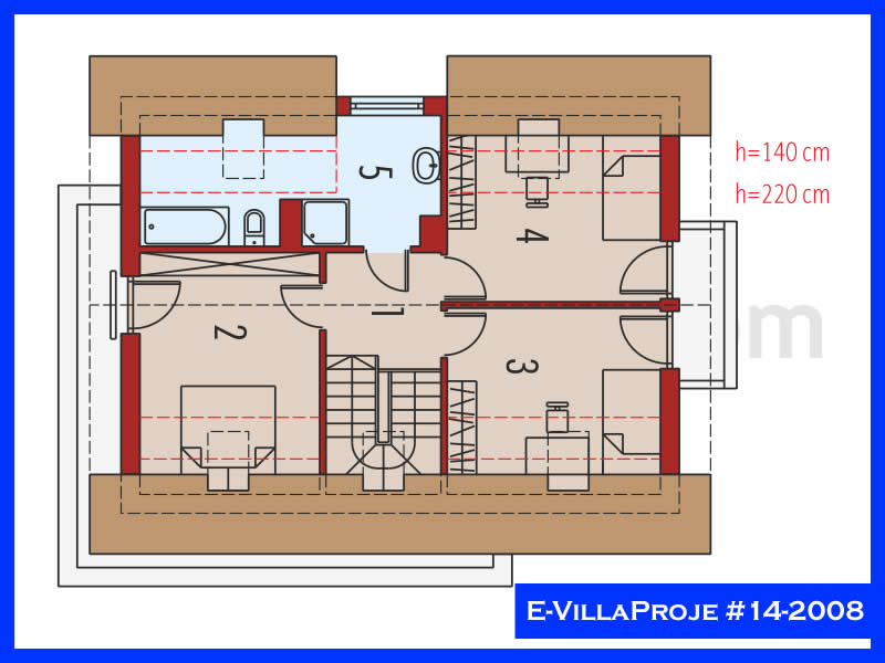Model 14-2008 — 129 m², 2 storeys thumbnail 3