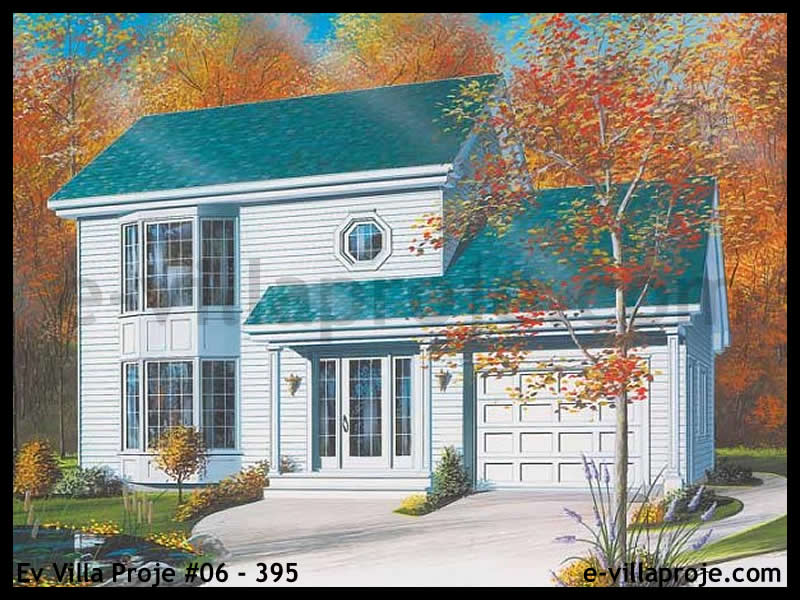 Model 06-395 — 130 m², 2 storeys - 06-395