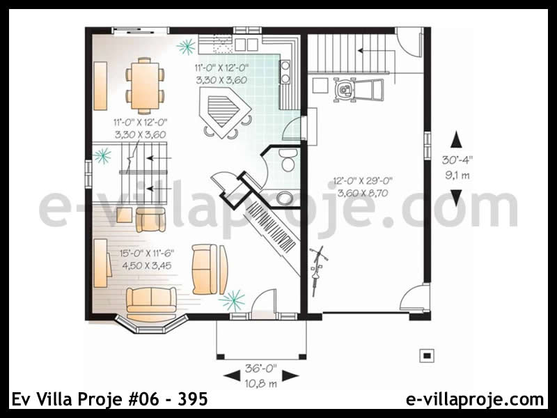 Model 06-395 — 130 m², 2 storeys thumbnail 2