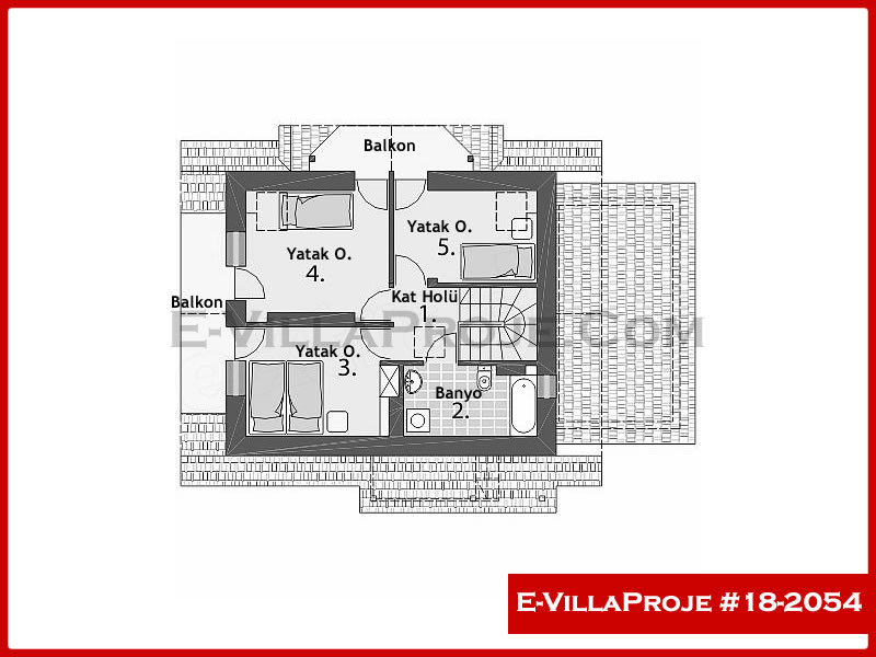 Model 18-2054 — 130 m², 2 storeys thumbnail 3