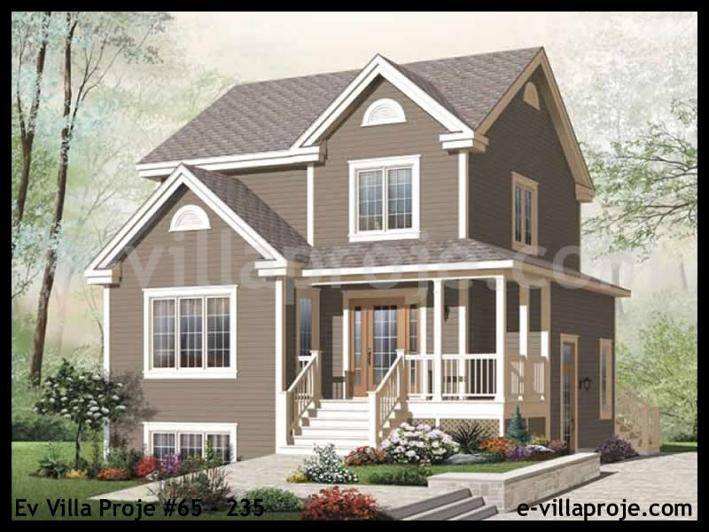 Model 65-235 — 130 m², 2 storeys - 65-235