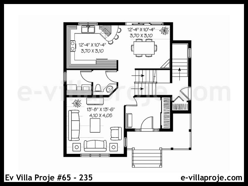 Model 65-235 — 130 m², 2 storeys thumbnail 2