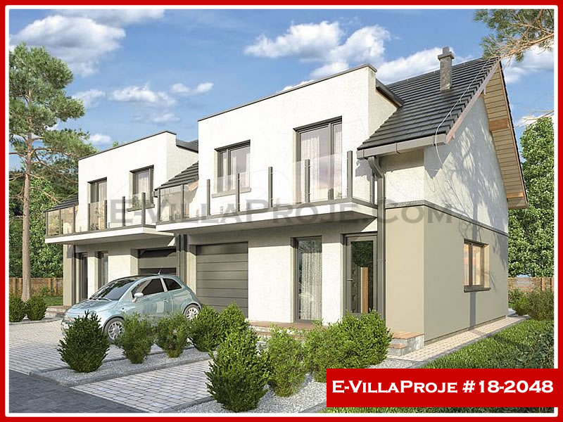 Model 18-2048 — 130 m², 2 storeys - 18-2048