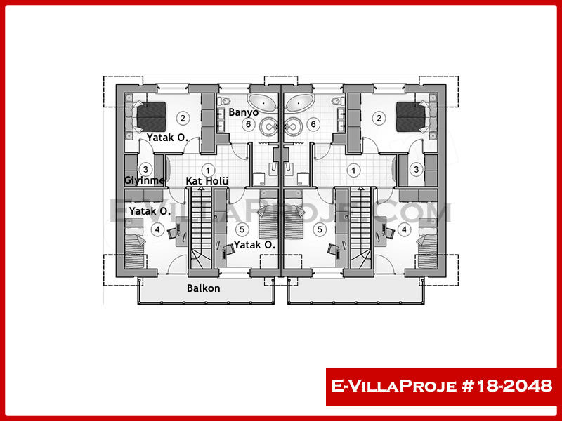 Model 18-2048 — 130 m², 2 storeys thumbnail 3