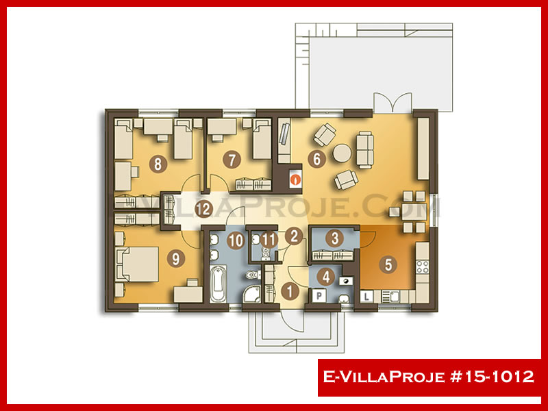Model 15-1012 — 130 m², 1 Kat thumbnail 2