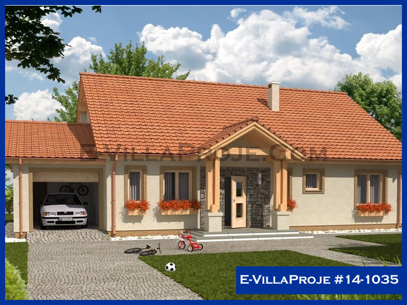 Model 14-1035 — 130 m², 1 storey - 14-1035