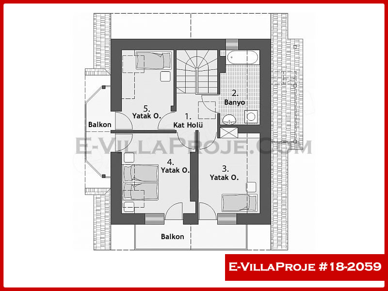 Model 18-2059 — 131 m², 2 storeys thumbnail 3