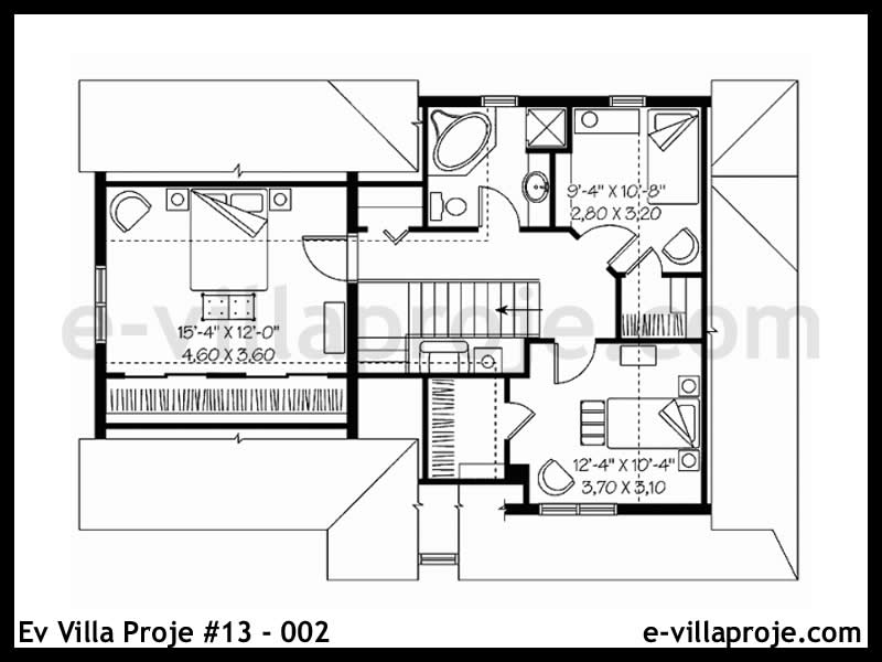 Model 13-002 — 132 m², 2 storeys thumbnail 3