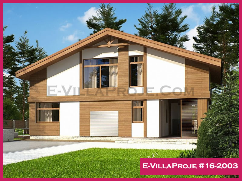 Model 16-2003 — 133 m², 2 storeys - 16-2003