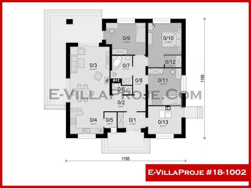 Model 18-1002 — 133 m², 1 storey thumbnail 2