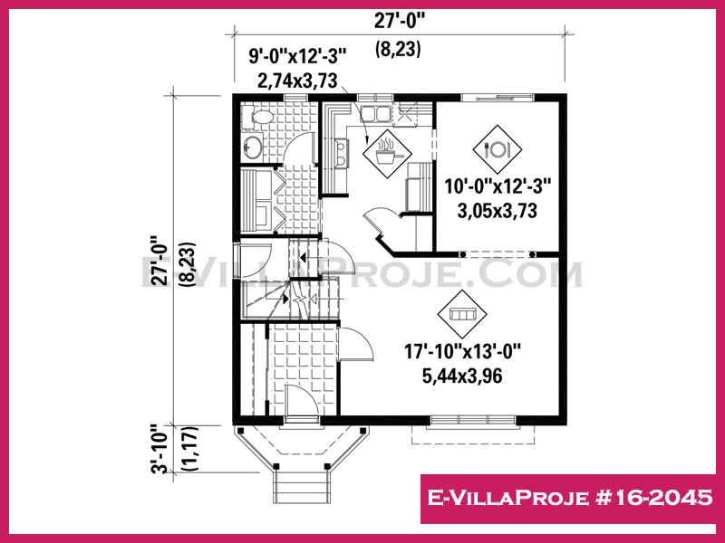 Model 16-2045 — 134 m², 2 storeys thumbnail 2