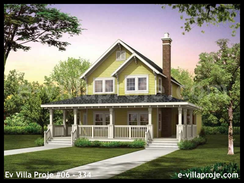 Model 06-334 — 134 m², 2 storeys - 06-334