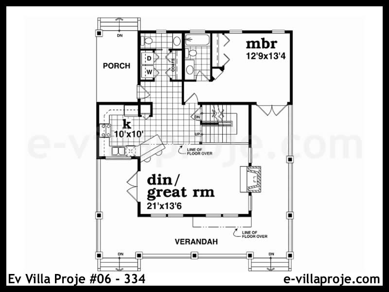 Model 06-334 — 134 m², 2 storeys thumbnail 2
