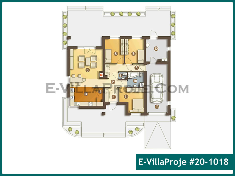 Model 20-1018 — 134 m², 1 Kat thumbnail 2