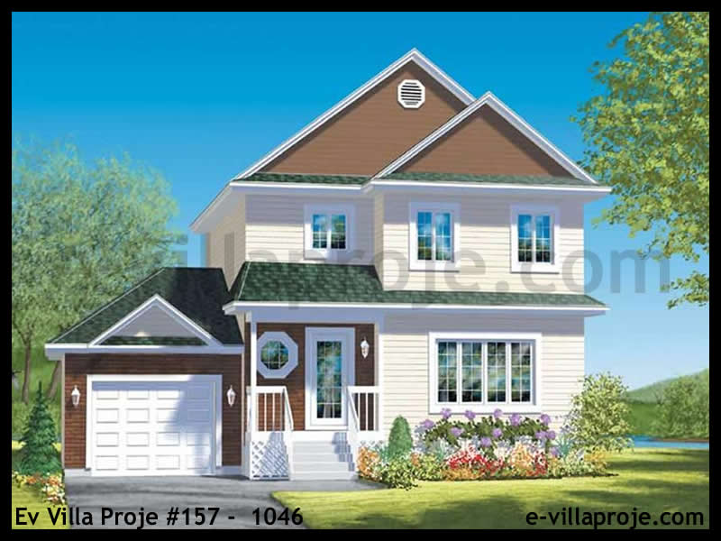 Model 157-1046 — 135 m², 2 storeys - 157-1046