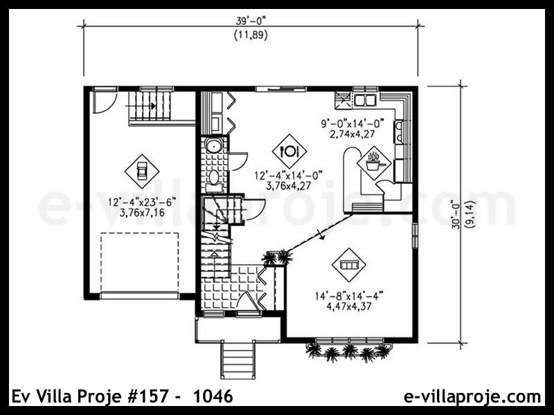 Model 157-1046 — 135 m², 2 storeys thumbnail 2