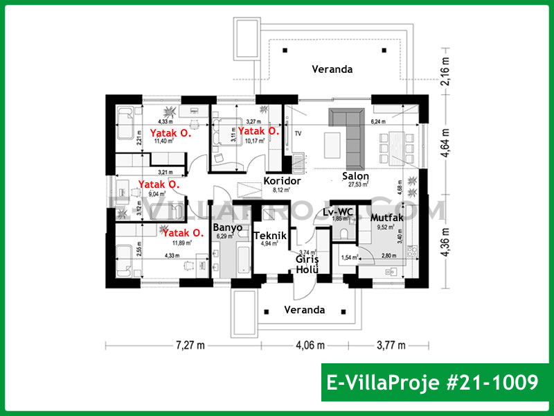 Model 21-1009 — 135 m², 1 Kat thumbnail 2