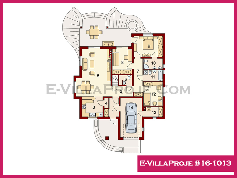 Model 16-1013 — 135 m², 1 storey thumbnail 2