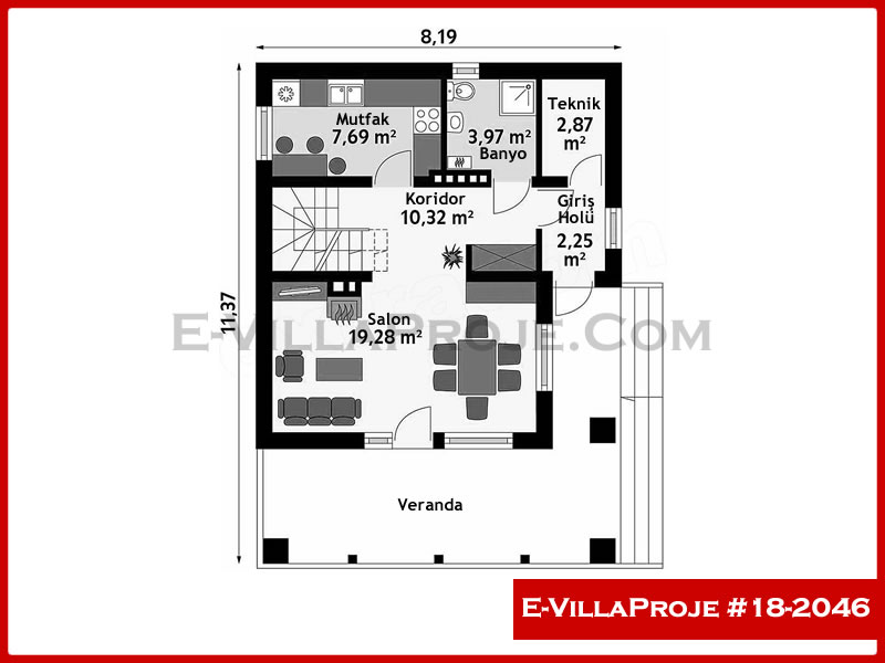 Model 18-2046 — 136 m², 2 storeys thumbnail 2