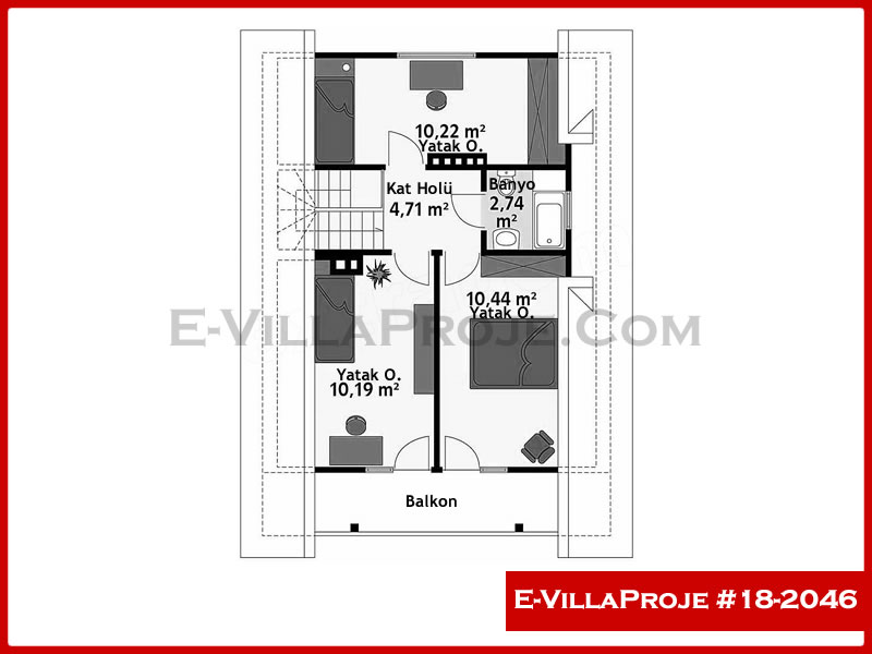 Model 18-2046 — 136 m², 2 storeys thumbnail 3