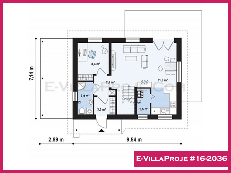 Model 16-2036 — 136 m², 2 storeys thumbnail 2