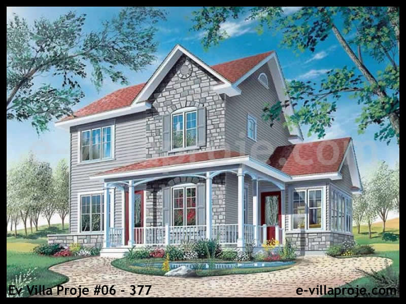 Model 06-377 — 137 m², 2 storeys - 06-377