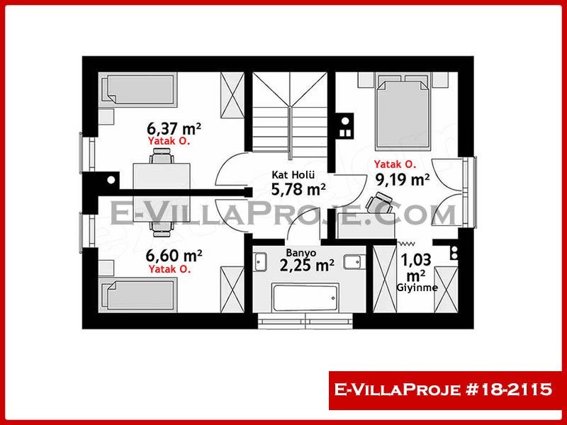 Model 18-2115 — 137 m², 2 storeys thumbnail 3