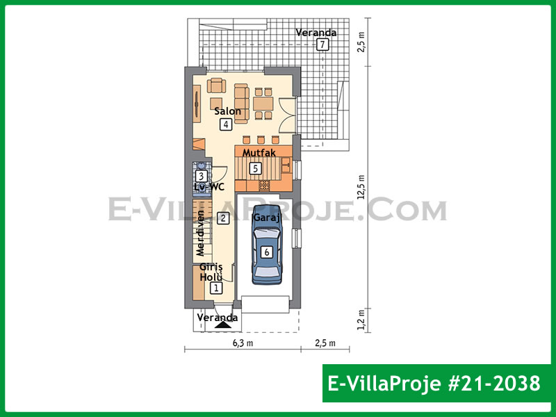 Model 21-2038 — 137 m², 2 storeys thumbnail 2