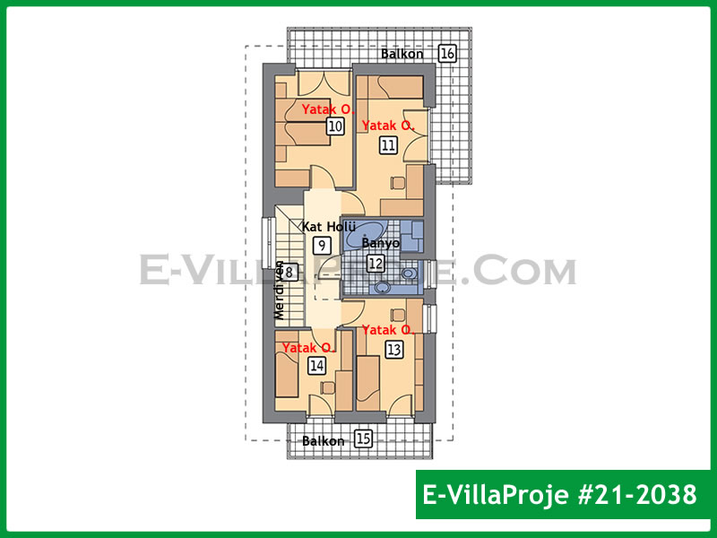 Model 21-2038 — 137 m², 2 storeys thumbnail 3