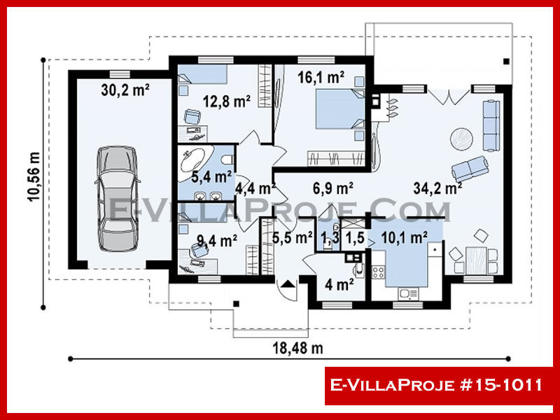 Model 15-1011 — 137 m², 1 storey thumbnail 2