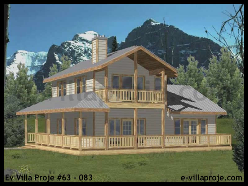 Model 63-083 — 138 m², 2 storeys - 63-083