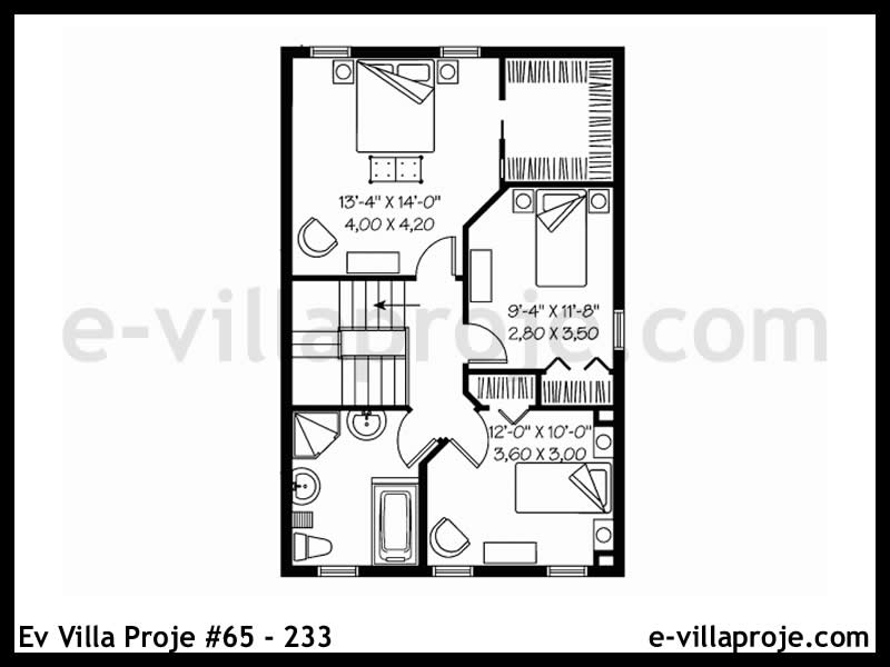 Model 65-233 — 138 m², 2 storeys thumbnail 3