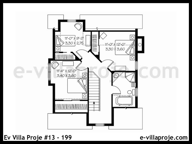 Model 13-199 — 138 m², 2 storeys thumbnail 3
