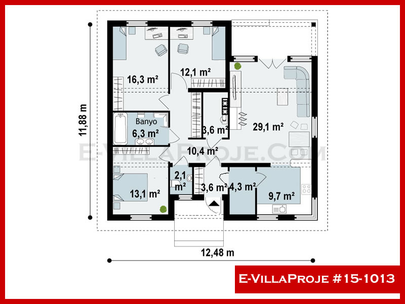 Model 15-1013 — 138 m², 1 storey thumbnail 2