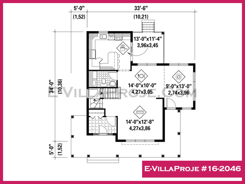 Model 16-2046 — 139 m², 2 storeys thumbnail 2