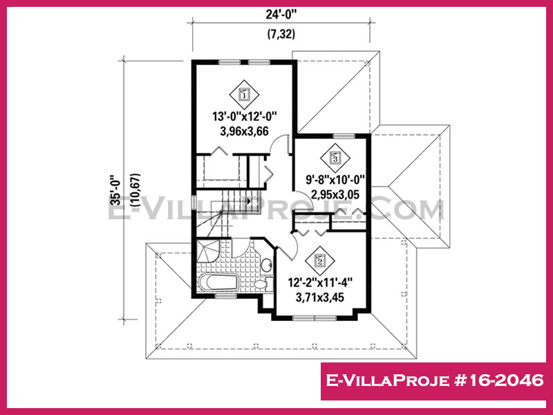 Model 16-2046 — 139 m², 2 storeys thumbnail 3